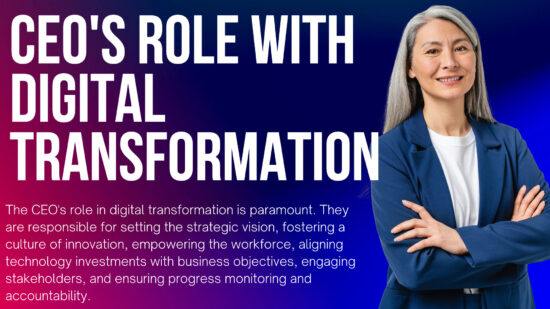 The CEO’s Pivotal Role in Spearheading Digital Transformation